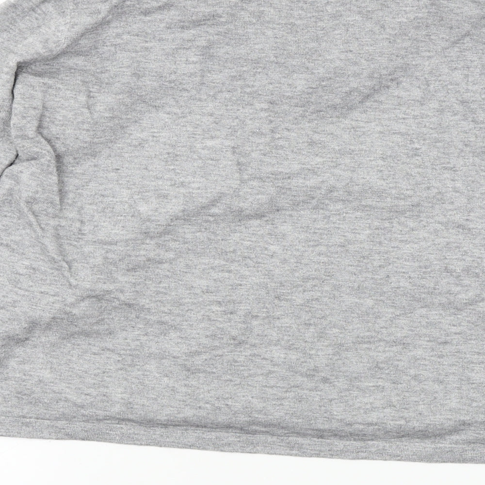 JCL Womens Grey Pullover Jumper Size M