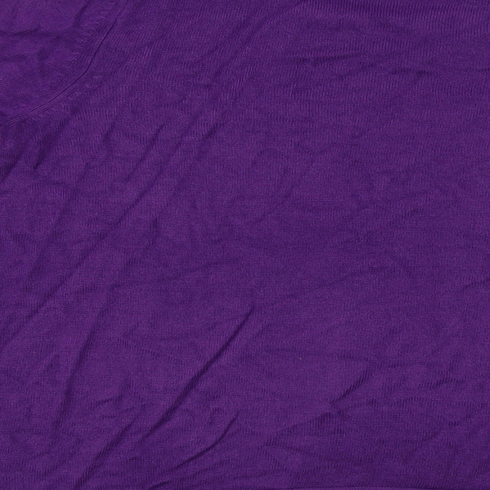 Marks & Spencer Womens Purple Pullover Jumper Size 14
