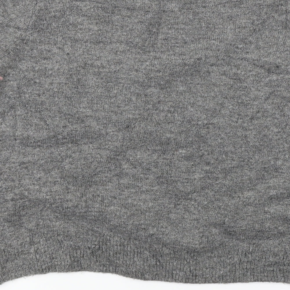 H&M Womens Grey Pullover Jumper Size XS