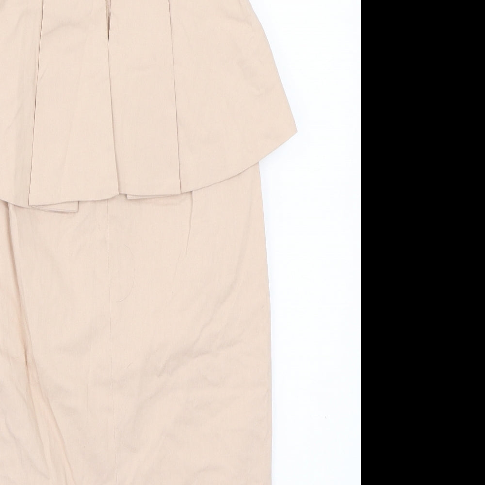 ASOS Womens Pink A-Line Size 8