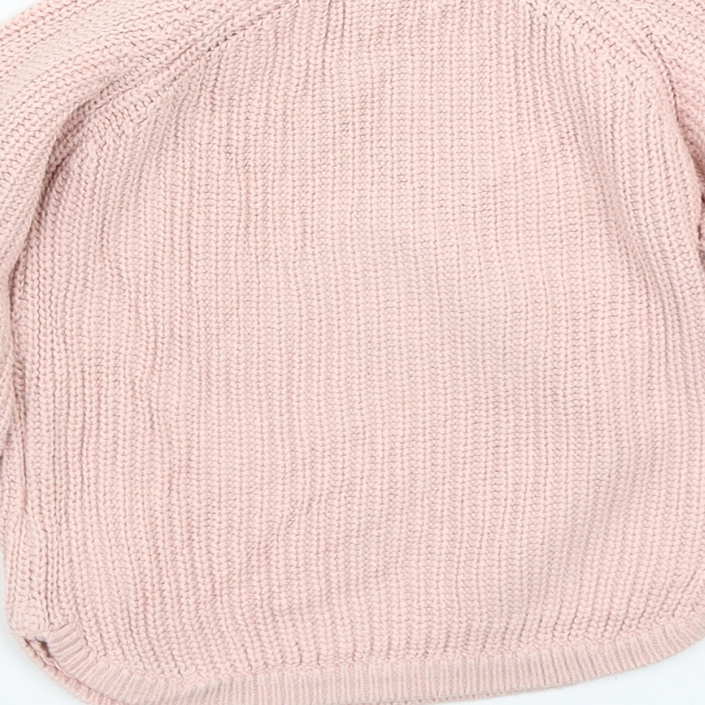Primark Girls Pink Pullover Jumper Size 2 Years