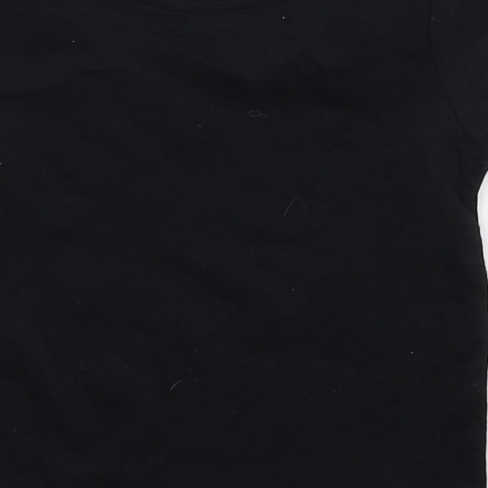 George Baby Black Basic T-Shirt Size 3-6 Months