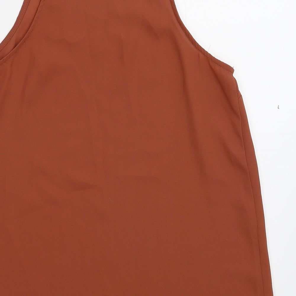 New Look Womens Beige Basic Tank Size 8