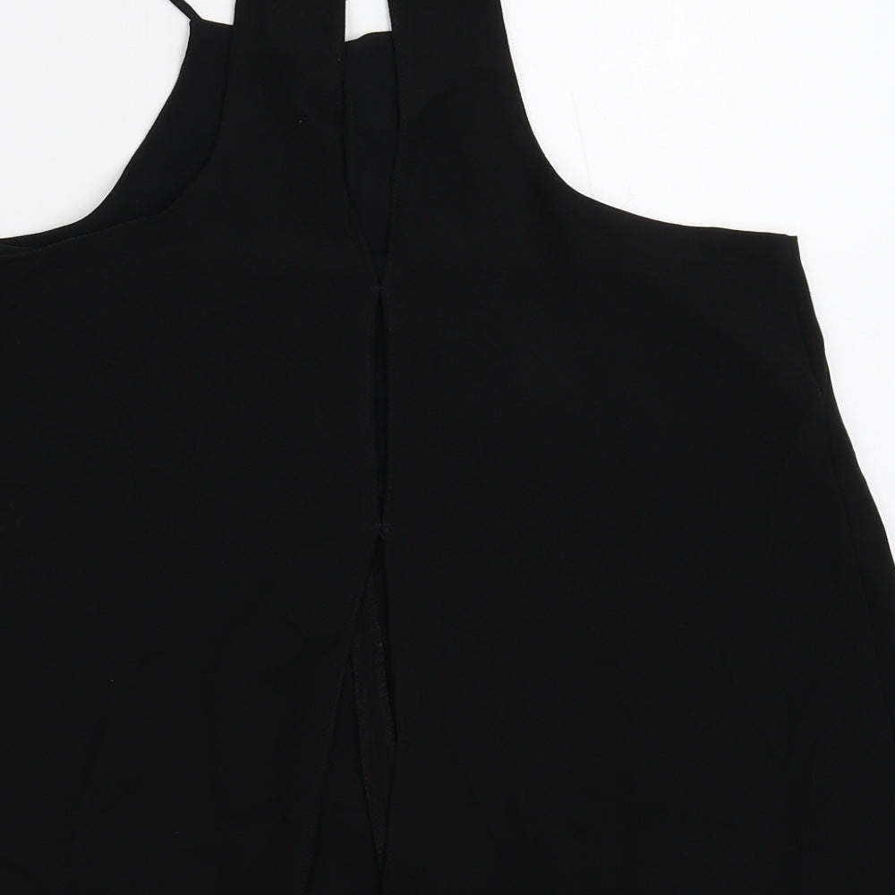 River Island Womens Black Basic Tank Size 10