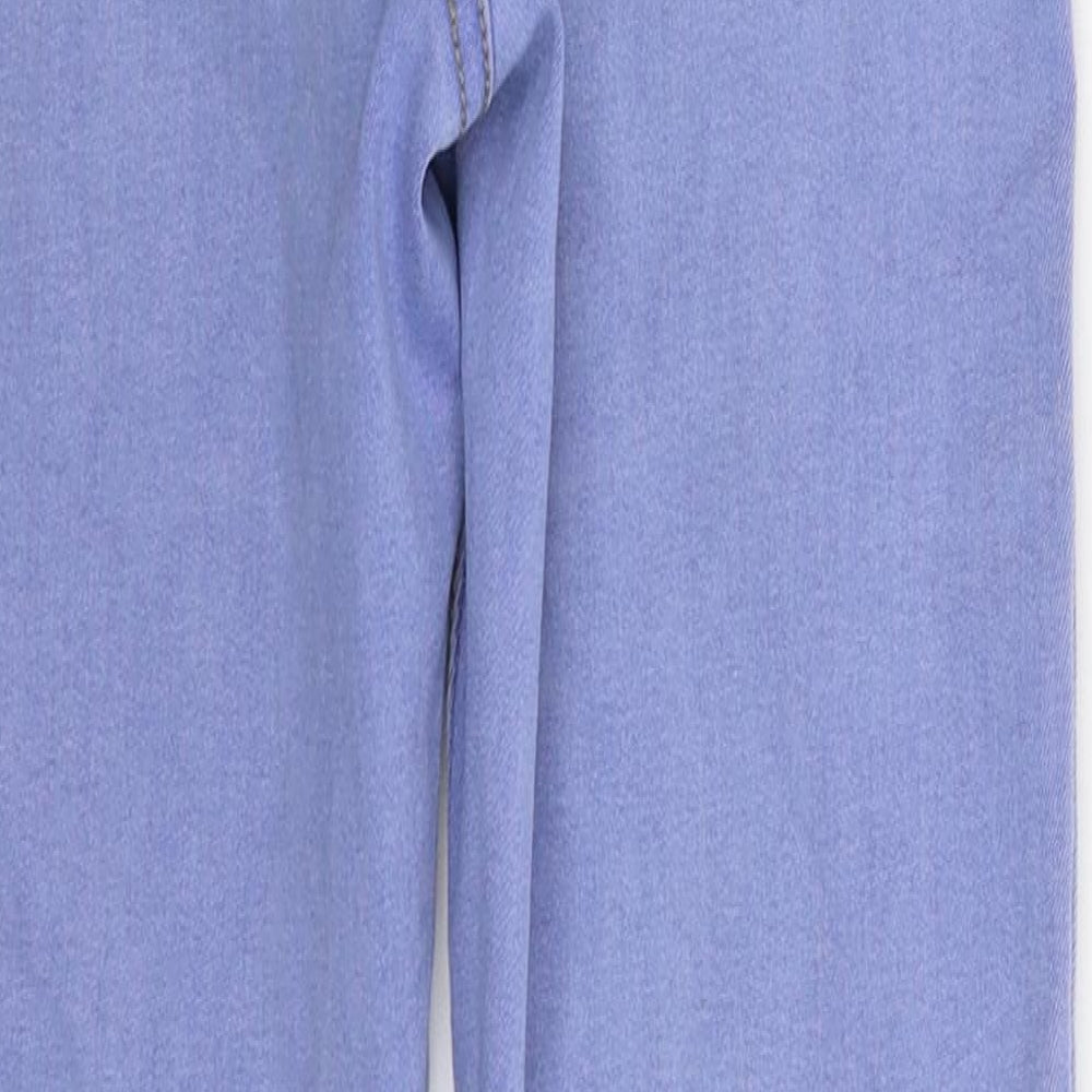 Denim & Co. Womens Blue Denim Jegging Jeans Size 10 L27 in