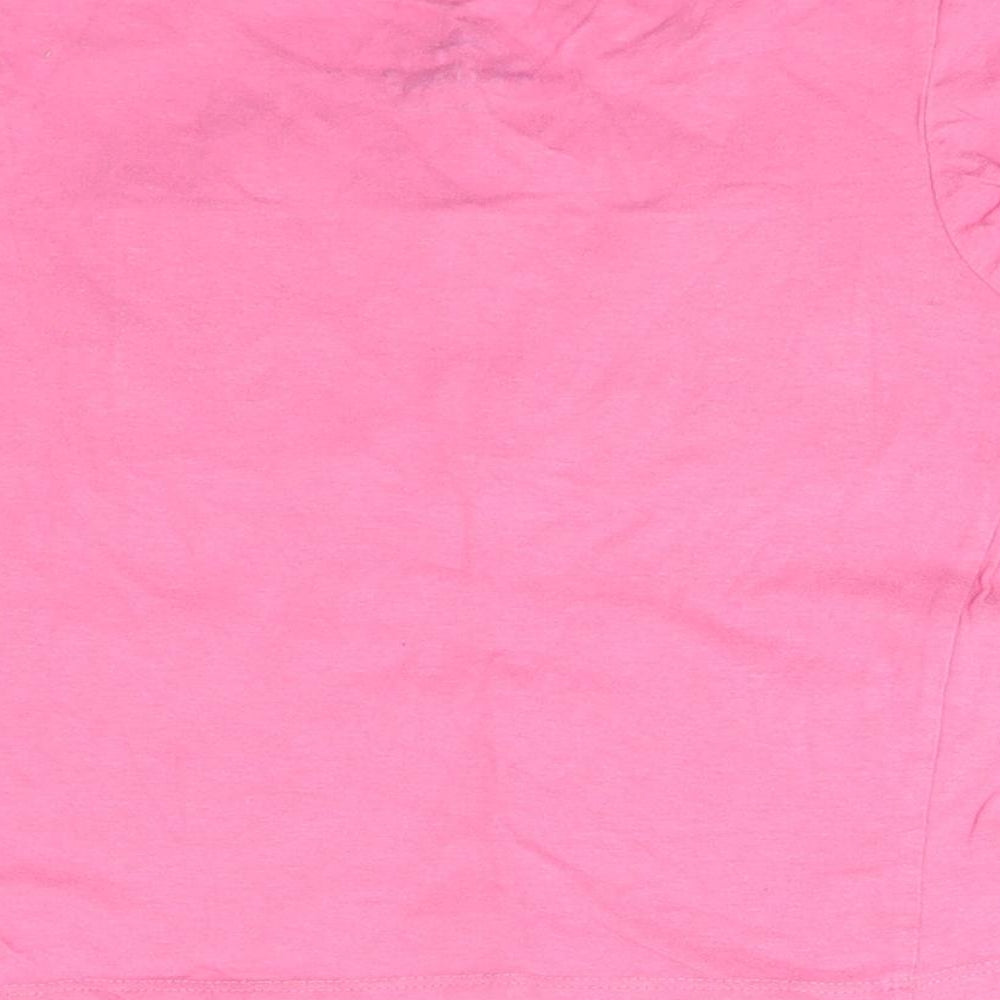 Pep&co Girls Pink Basic T-Shirt Size 5-6 Years - Hugs