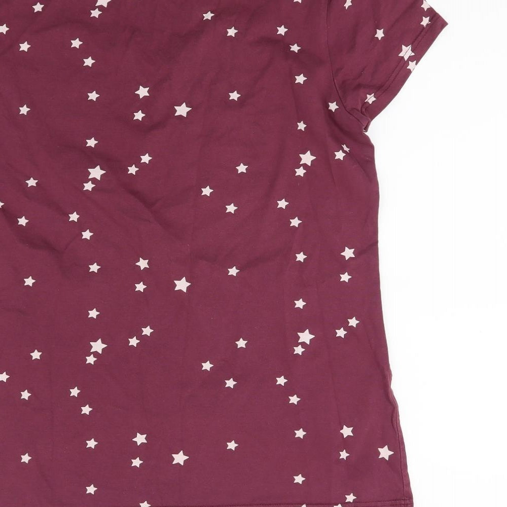 Colourful rebal Womens Red Basic T-Shirt Size L
