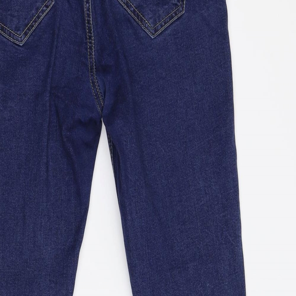 Preworn Womens Blue Denim Mom Jeans Size 28 L28 in