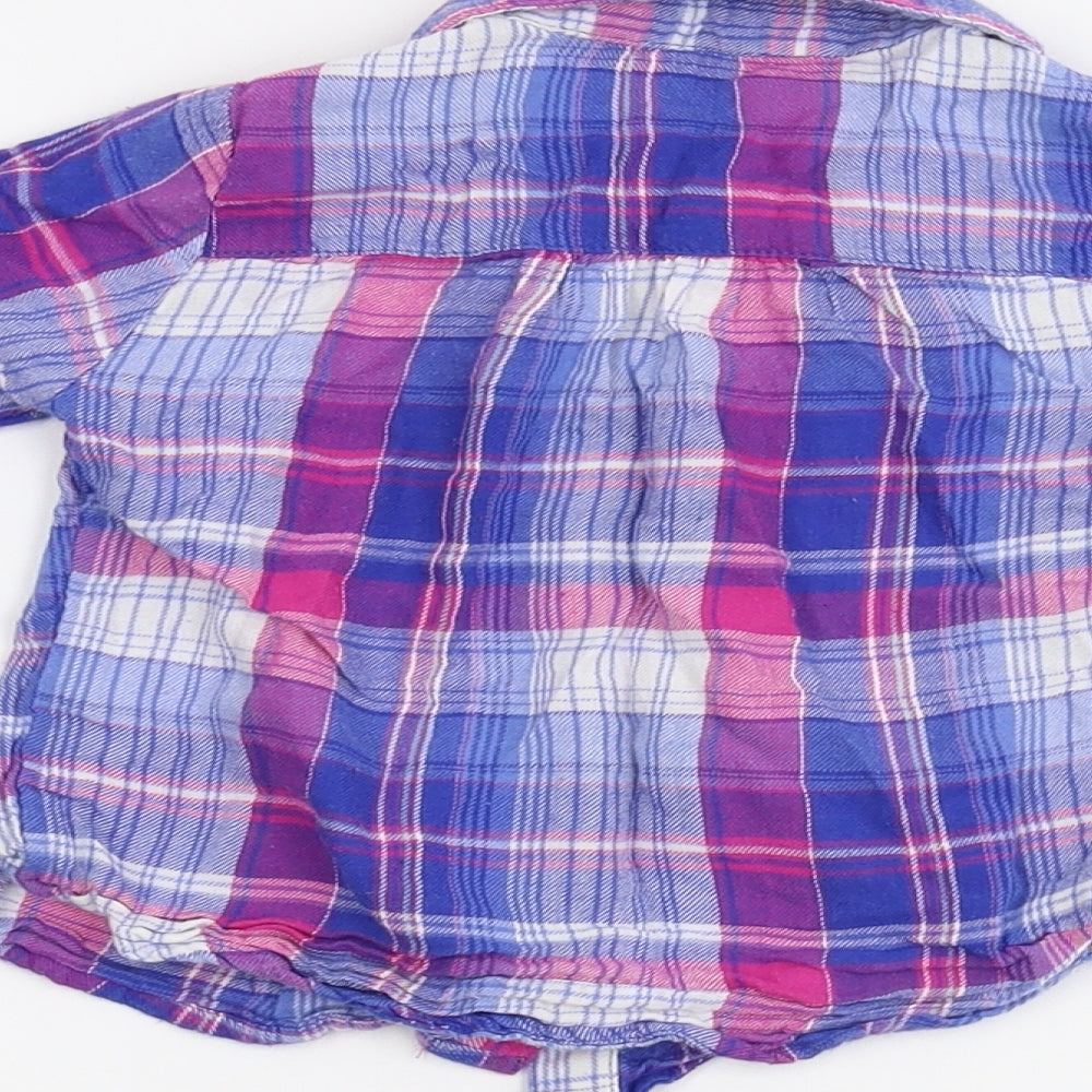 George Boys Multicoloured Check Flannel Basic Button-Up Size 12-18 Months