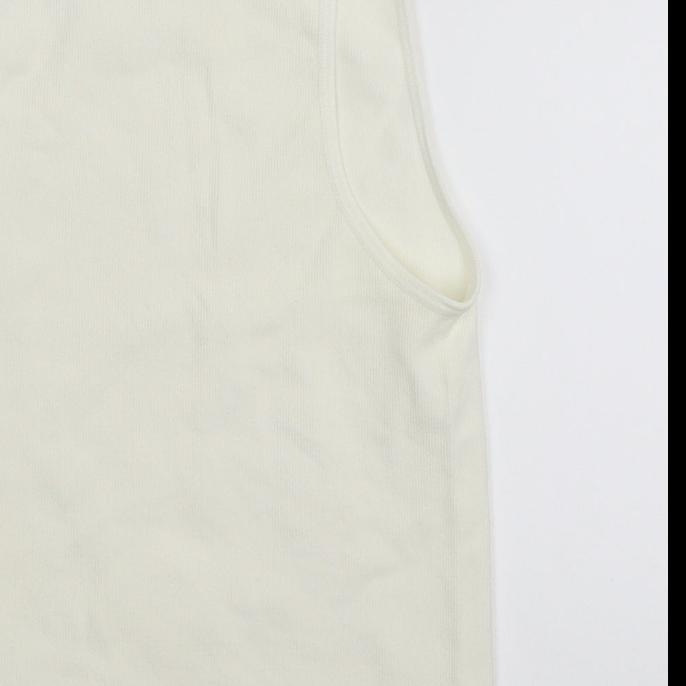 Primark Girls Beige Basic Tank Size 10-11 Years