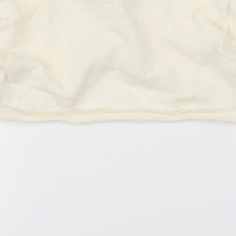 TU Girls Beige Shrug Jumper Size 4 Years