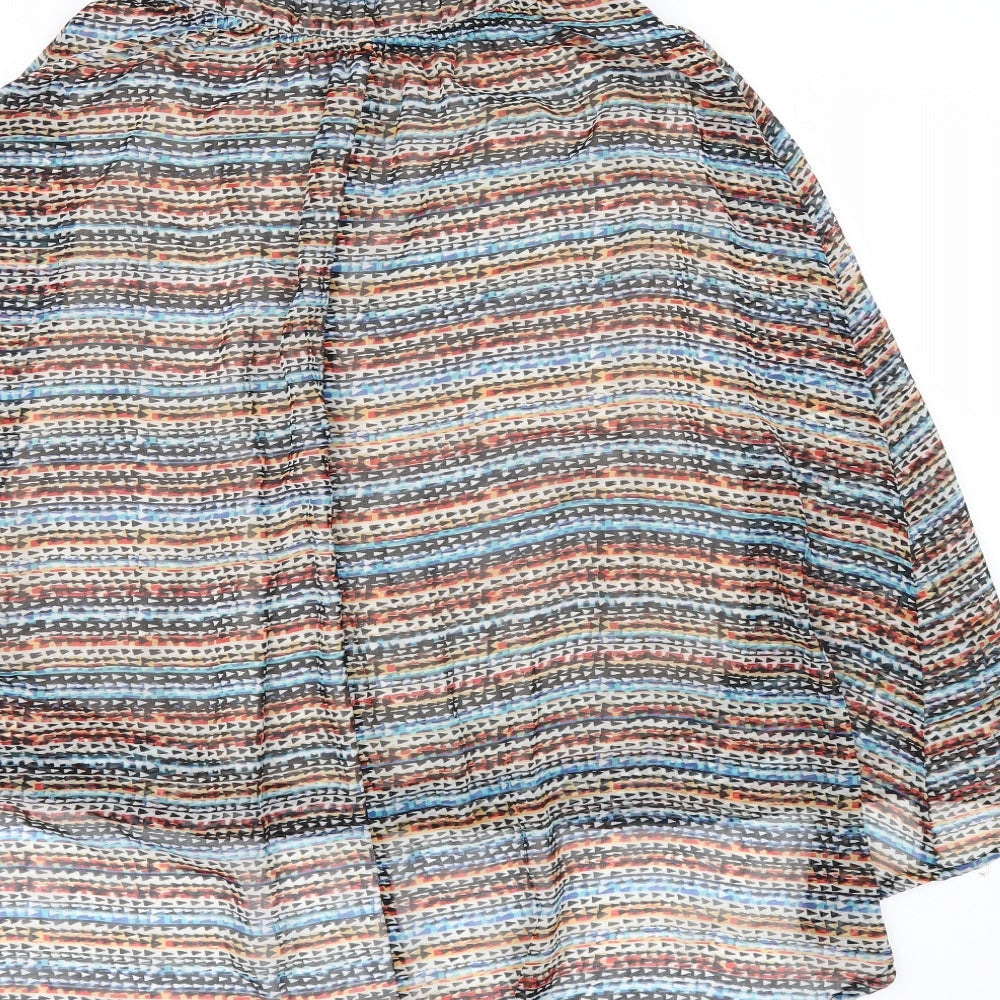 Bershka Womens Multicoloured Fair Isle Shift Size M