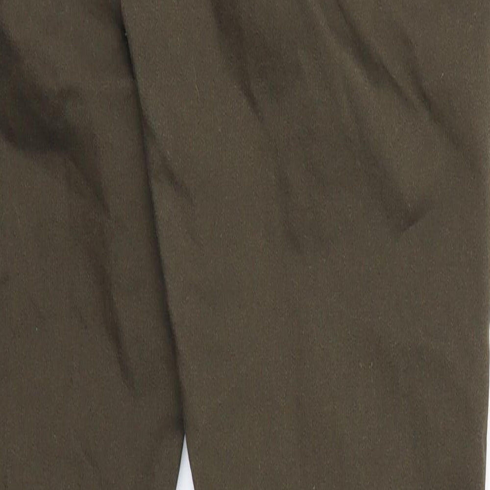 Denim Co Womens Green Trousers Size 8 L25 in