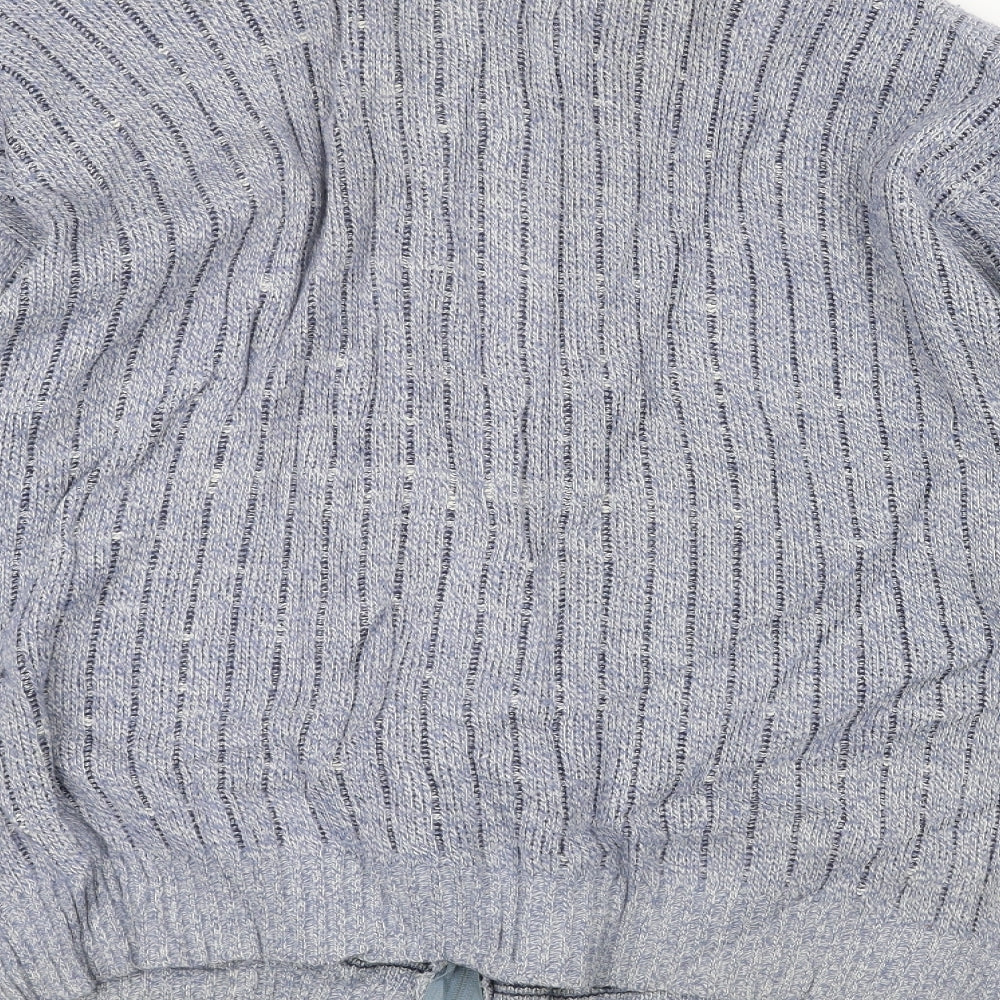FAB Womens Blue Full Zip Jumper Size L