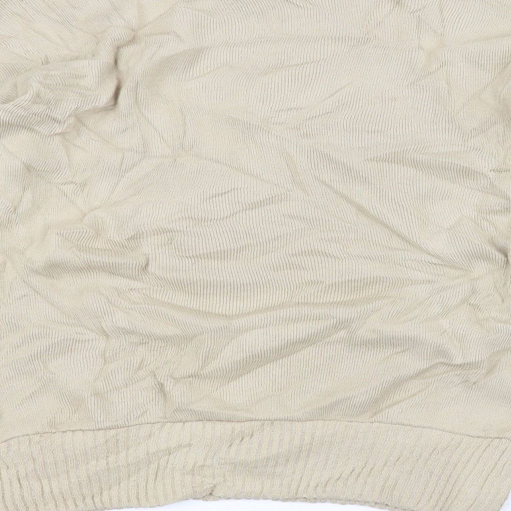 Boohoo Womens Brown Pullover Jumper Size L