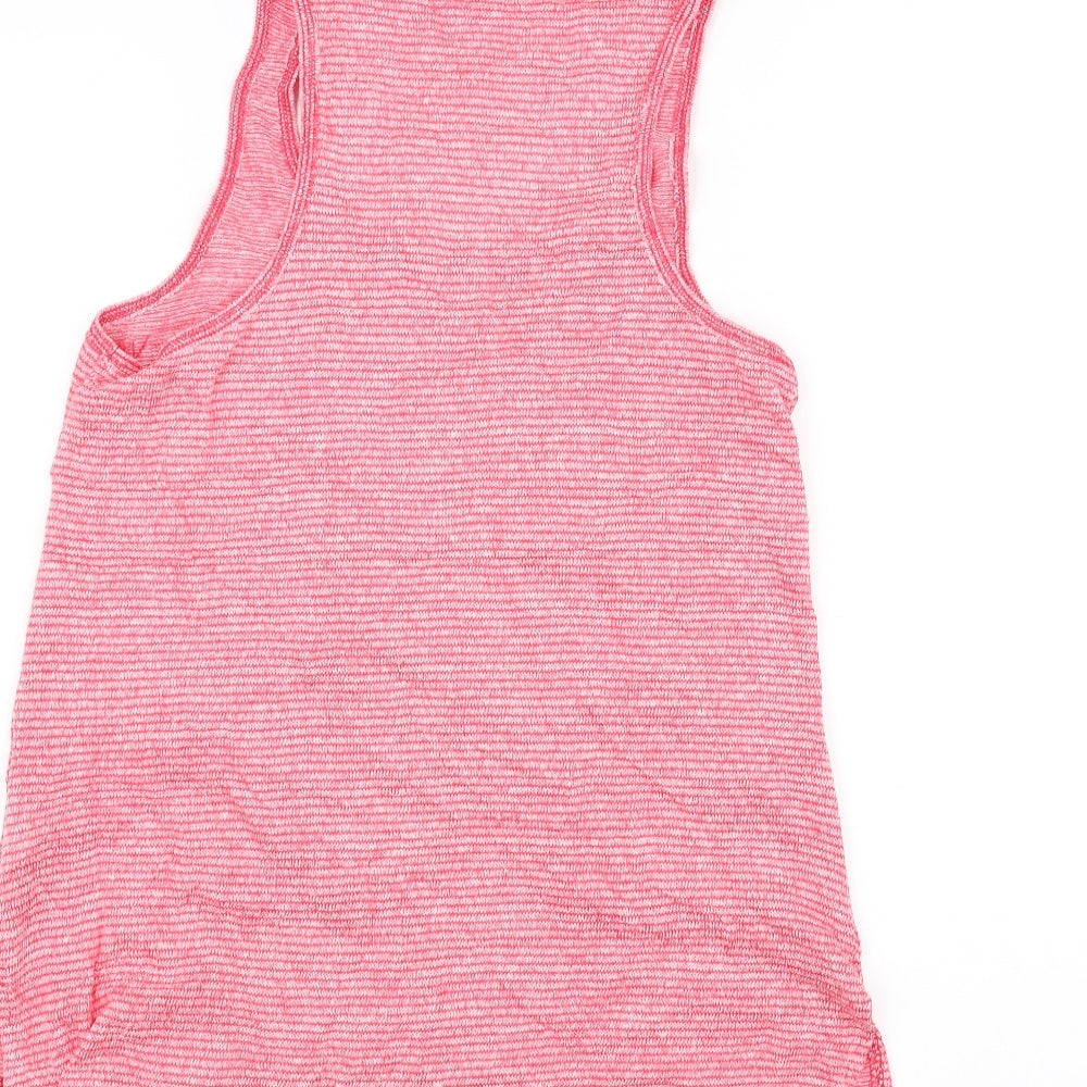 NEXT Womens Red Striped Basic Tank Size 6