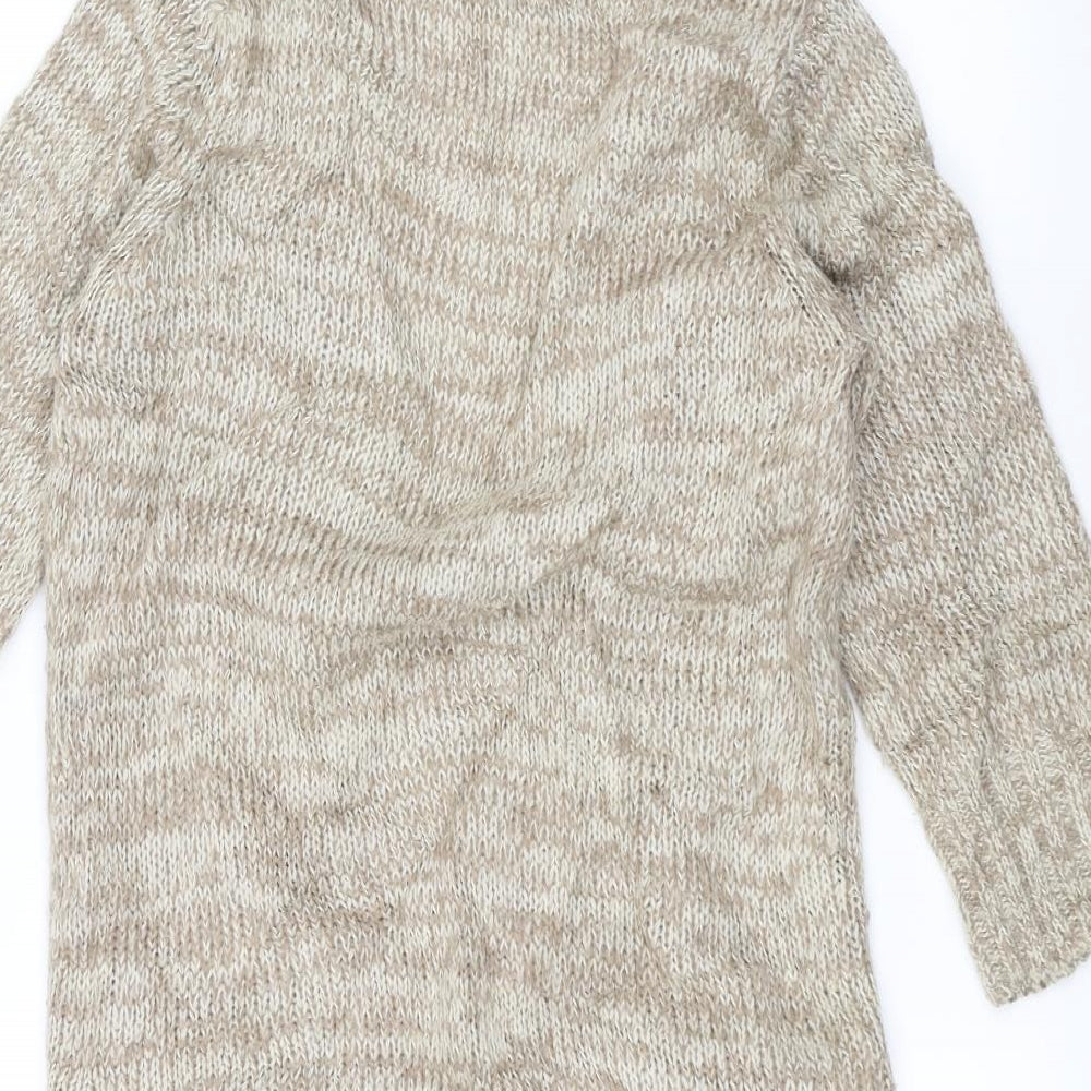 Originals Knitwear Womens Brown Knit Jacket Coatigan Size S