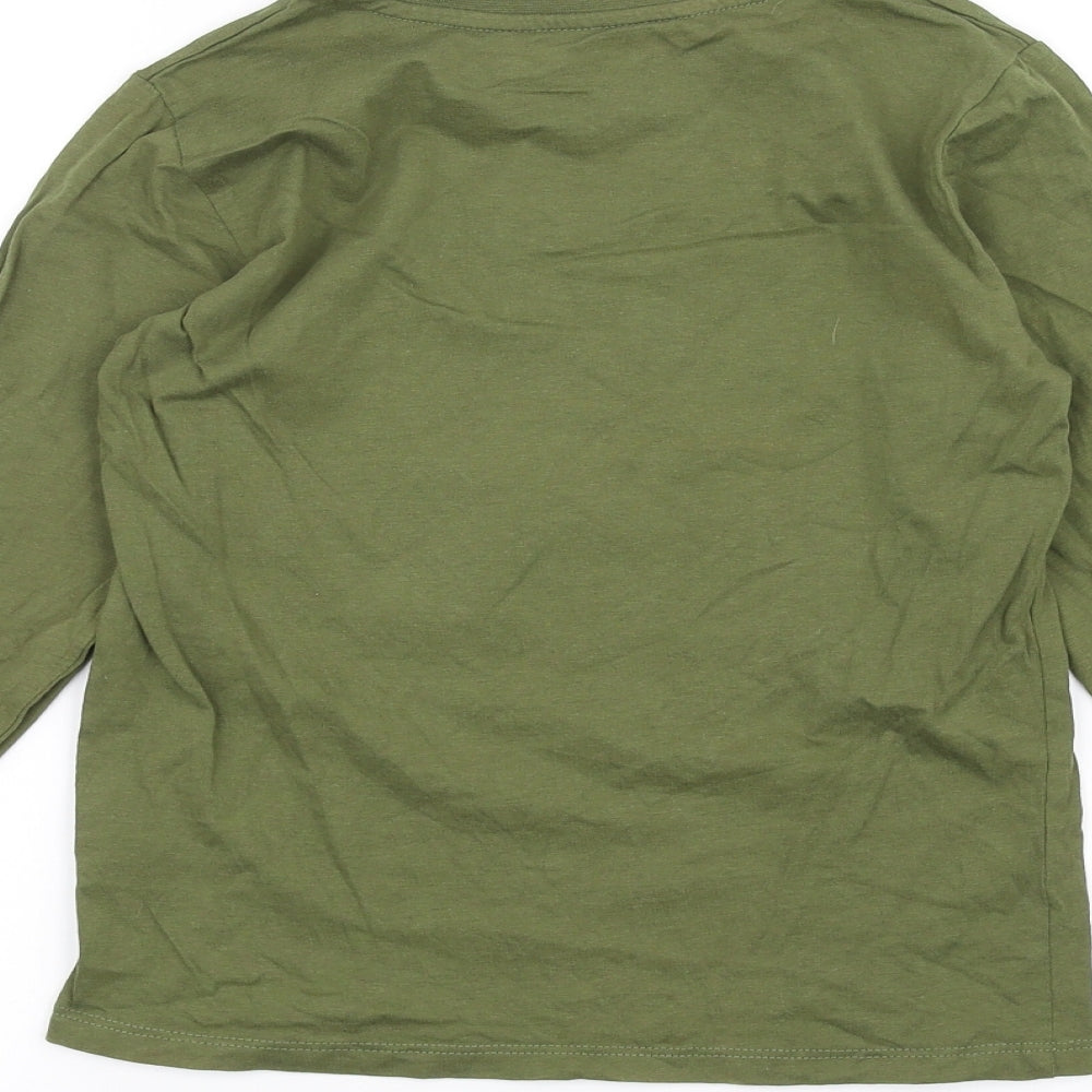 Pep&Co Boys Green Basic T-Shirt Size 8-9 Years - Dinosaur