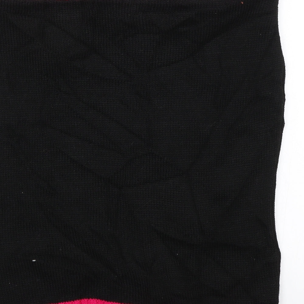 Dancing Leopard Womens Black Mini Skirt Size M
