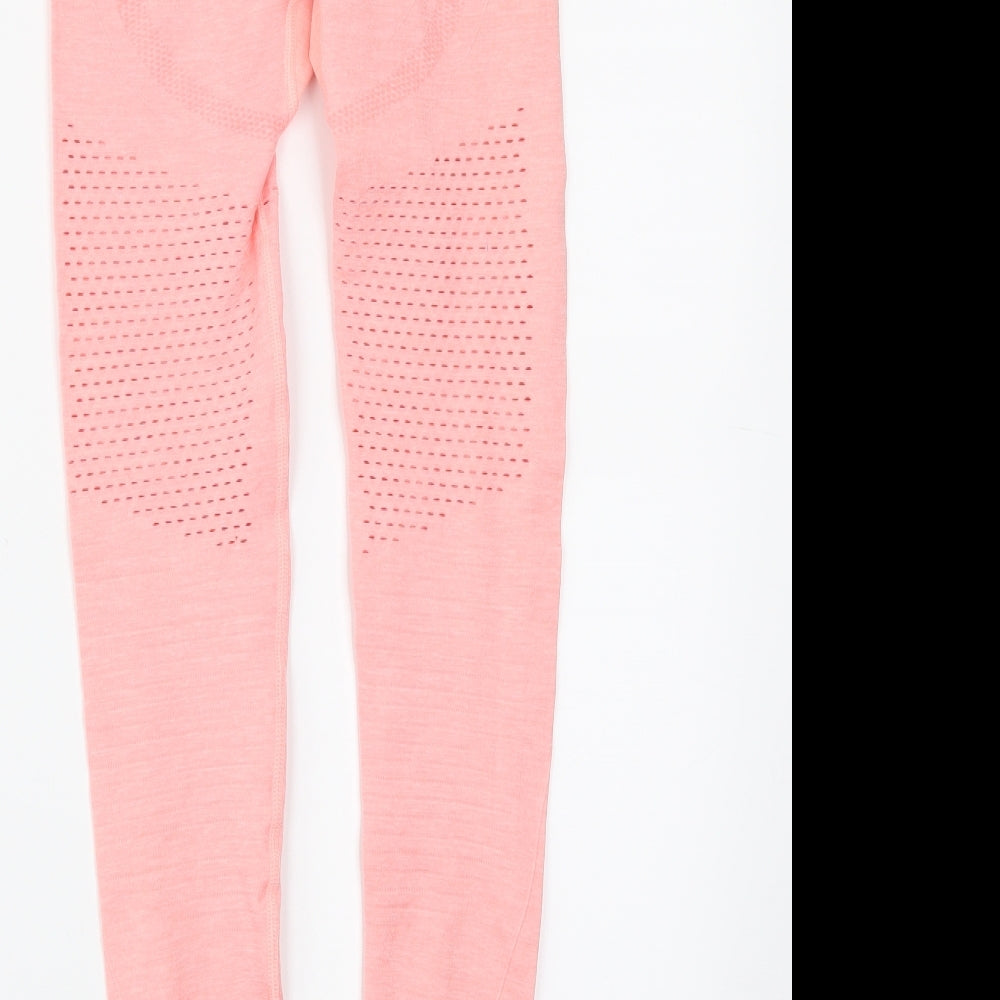 Preworn Womens Pink Pedal Pusher Leggings Size XS L23 in