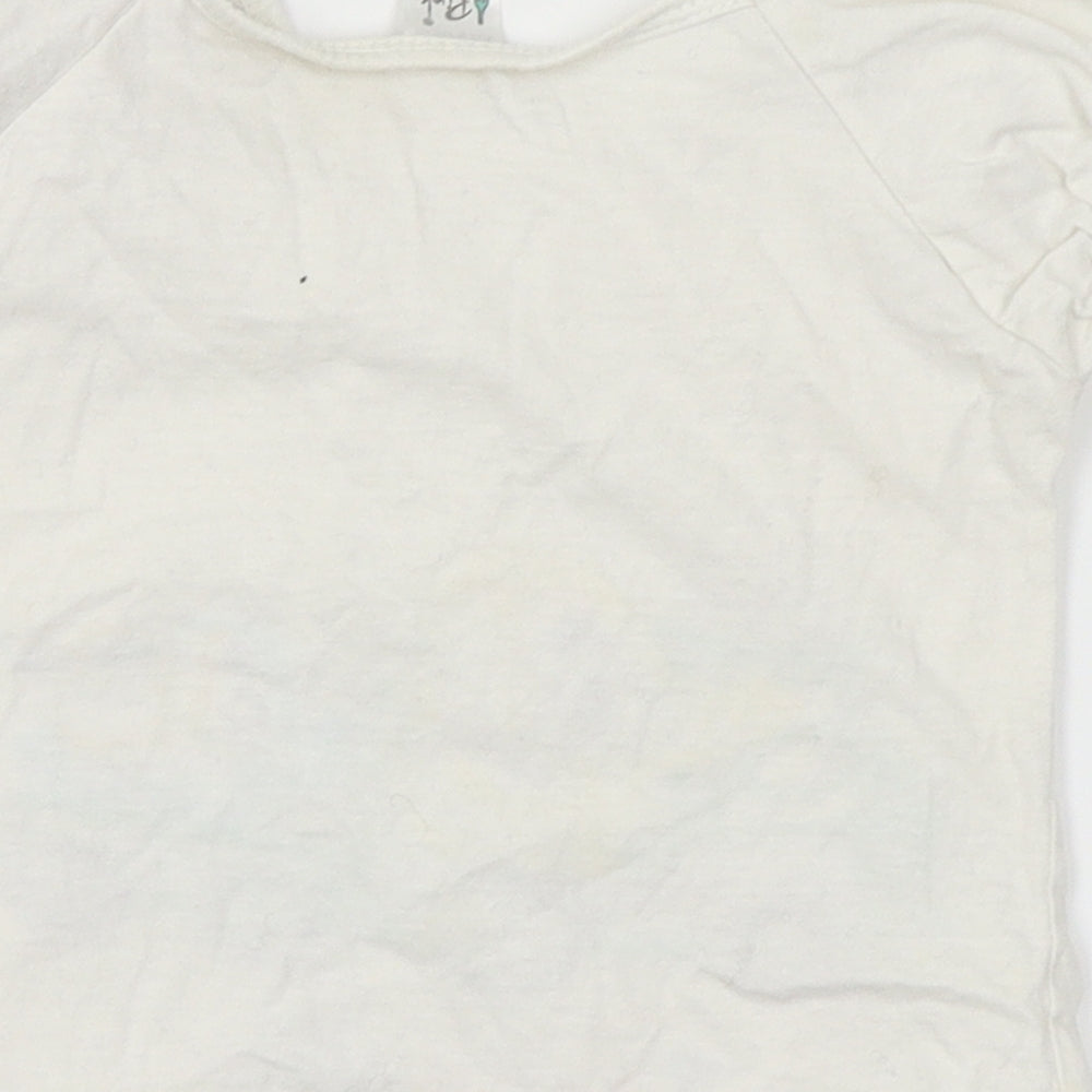 Pink Chili Girls White Basic Blouse Size 2 Years - train