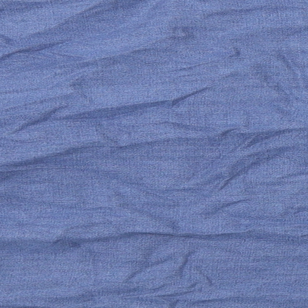 Denim CO Womens Blue Denim A-Line Size 8