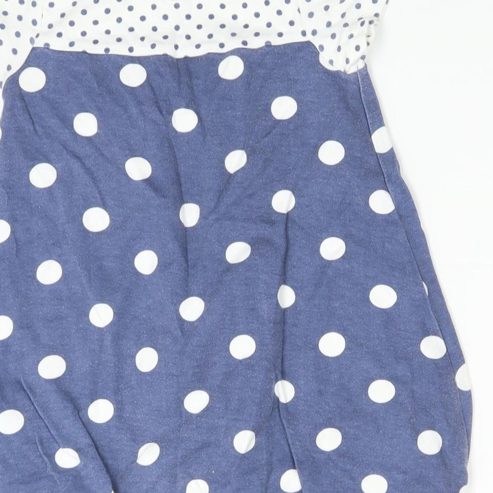 George Girls Blue Polka Dot Fit & Flare Size 18-24 Months