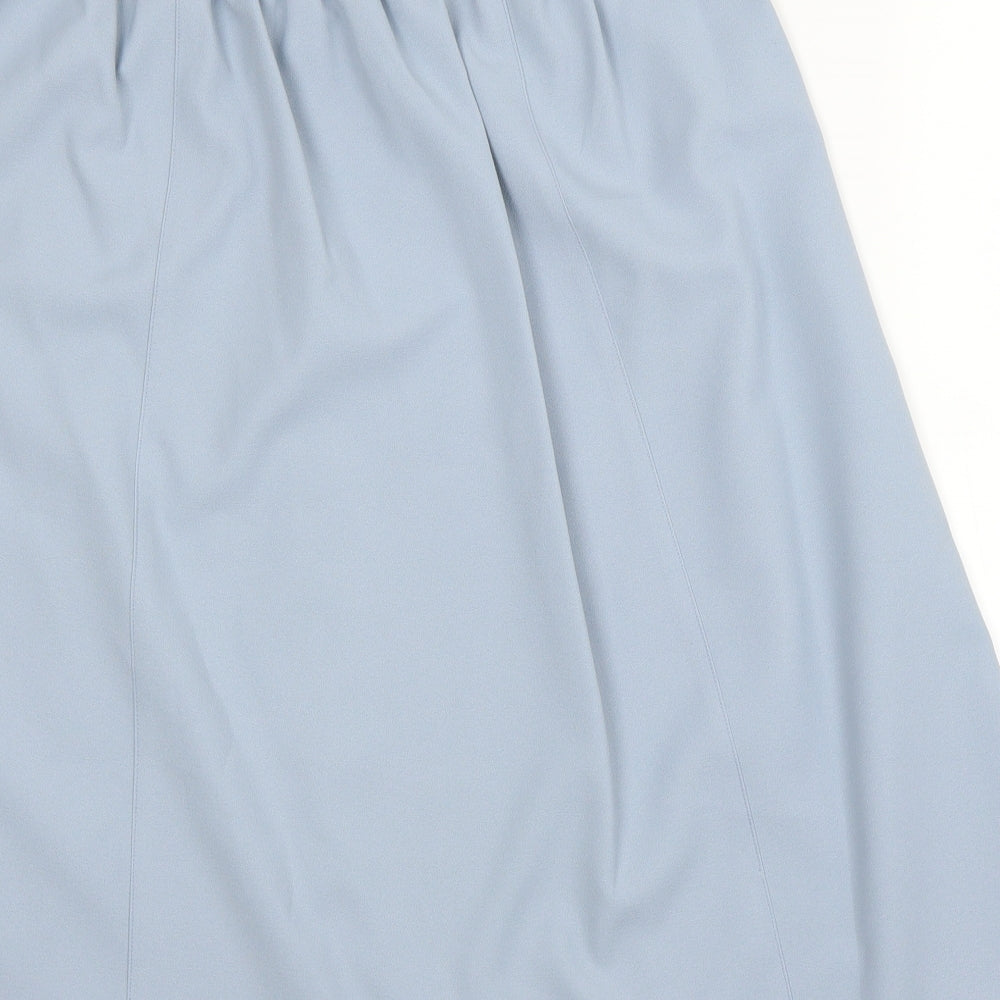 Preworn Womens Blue A-Line Skirt Size 32 in