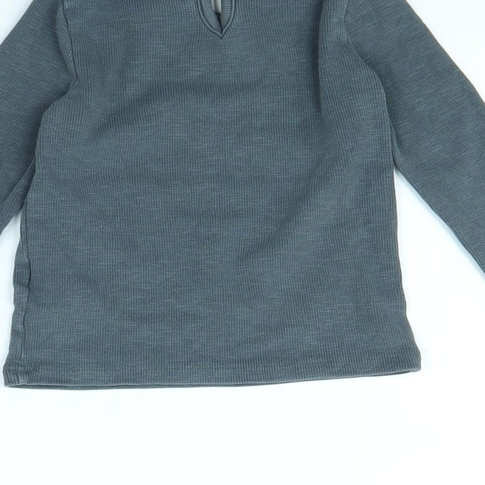 NEXT Girls Grey Basic T-Shirt Size 2 Years