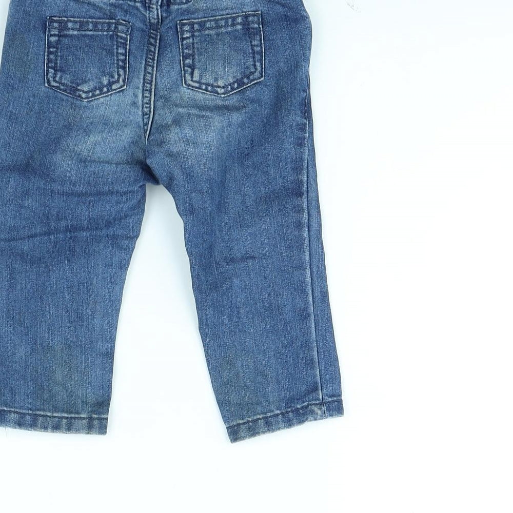 F&F Boys Blue Straight Jeans Size 9 Months