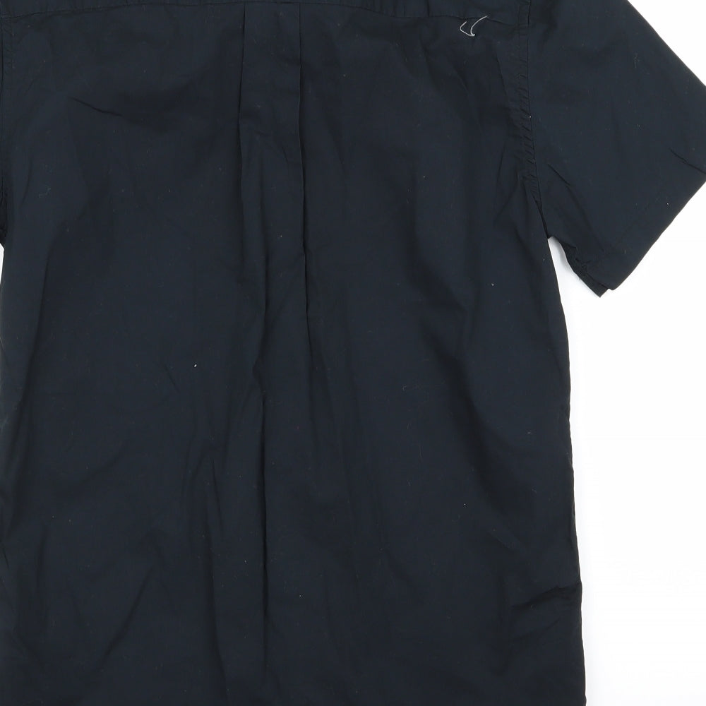 New Look Womens Black Basic Button-Up Size XS