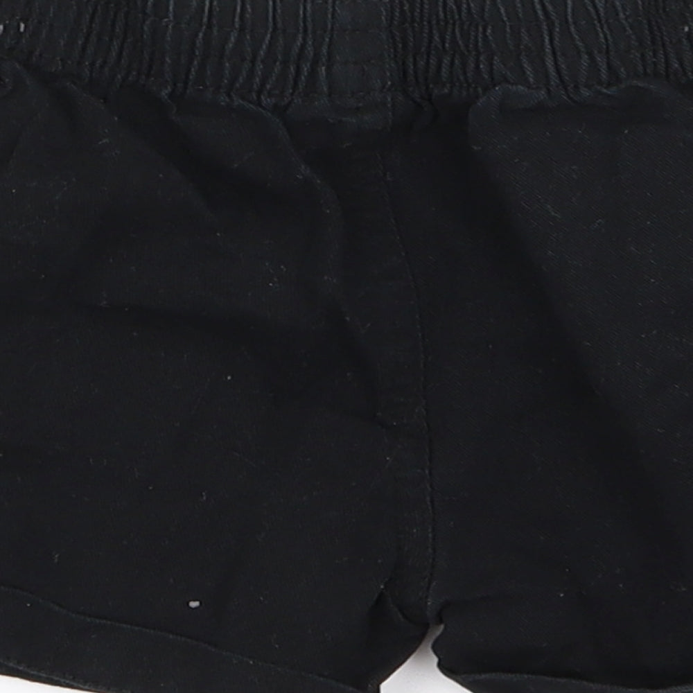 George Girls Black Hot Pants Shorts Size 3 Years
