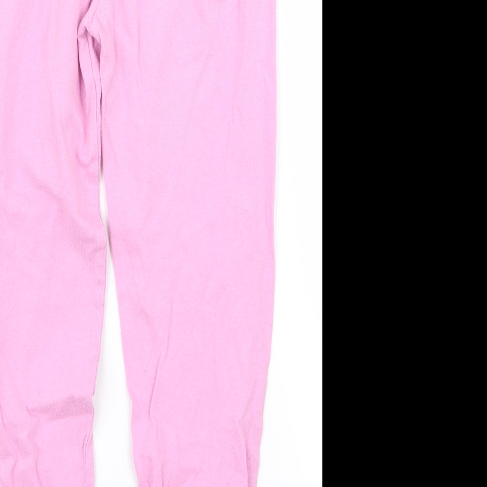 Preworn Girls Pink Cami Pyjama Pants Size 5 Years - trolls