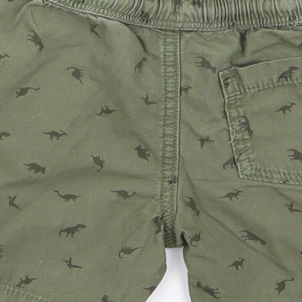 Preworn Boys Green Cargo Shorts Size 2 Years