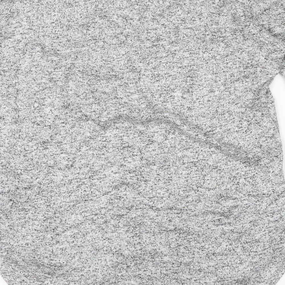 NEXT Womens Grey Henley Jumper Size 10