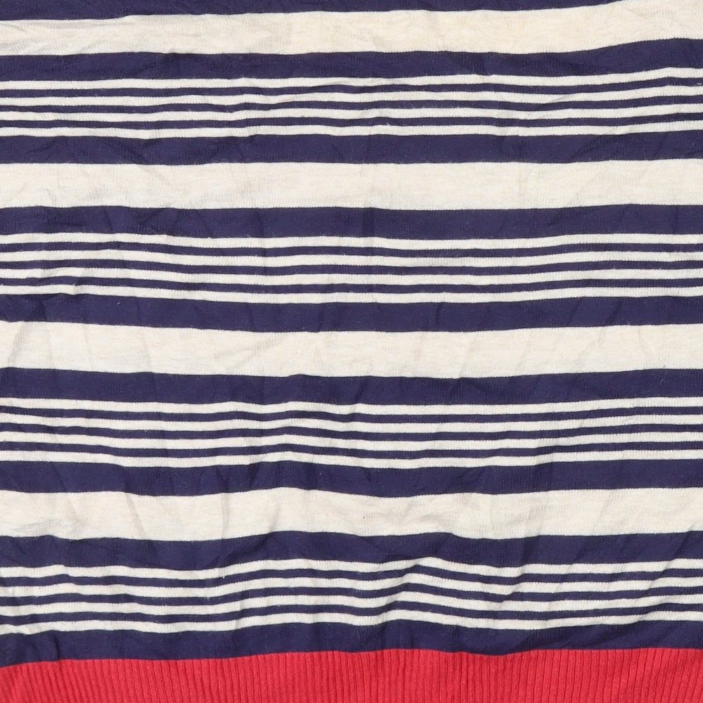 New Look Womens Multicoloured Striped Pullover Jumper Size 12