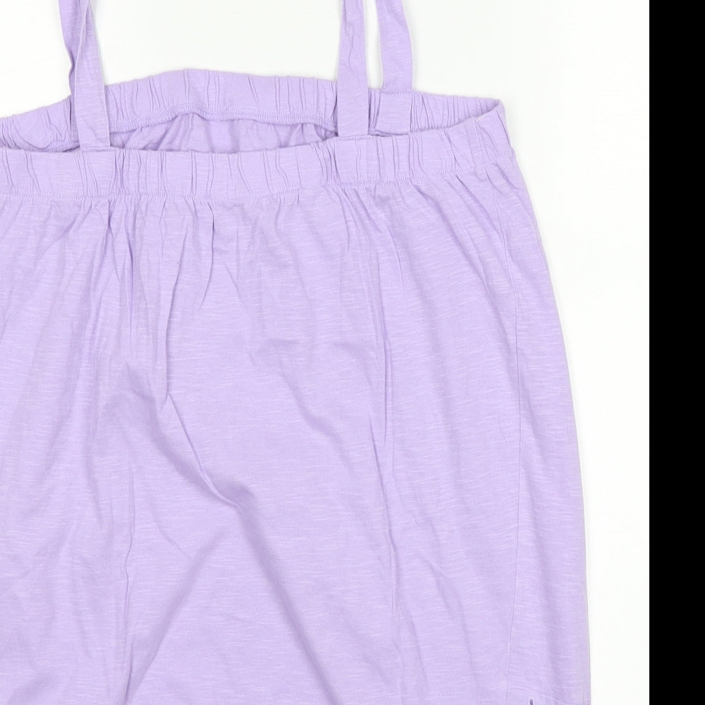 George Womens Purple Basic Tank Size 12