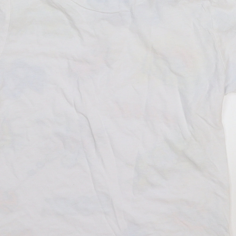 Rebel Boys White Basic T-Shirt Size 4-5 Years