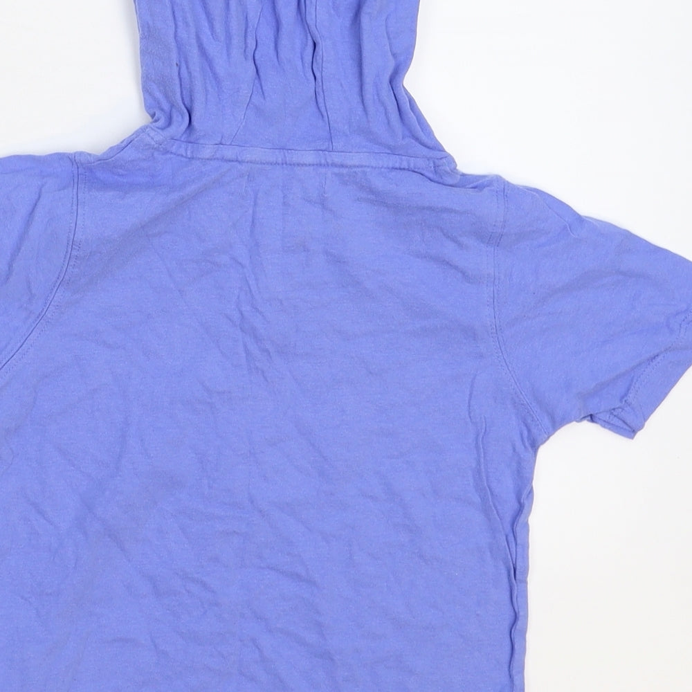 Marks & Spencer Boys Blue Pullover Hoodie Size 4-5 Years