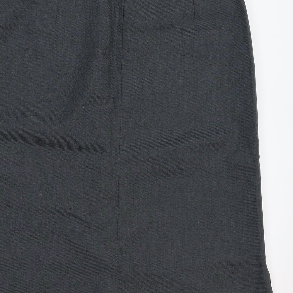Preworn Womens Grey Straight & Pencil Skirt Size 30 in