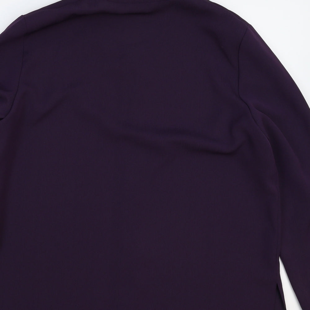 Bonmarché Womens Purple Jacket Blazer Size 16
