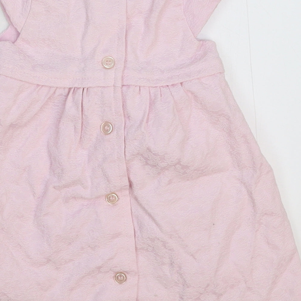 Bambini Girls Pink Fit & Flare Size 6-9 Months