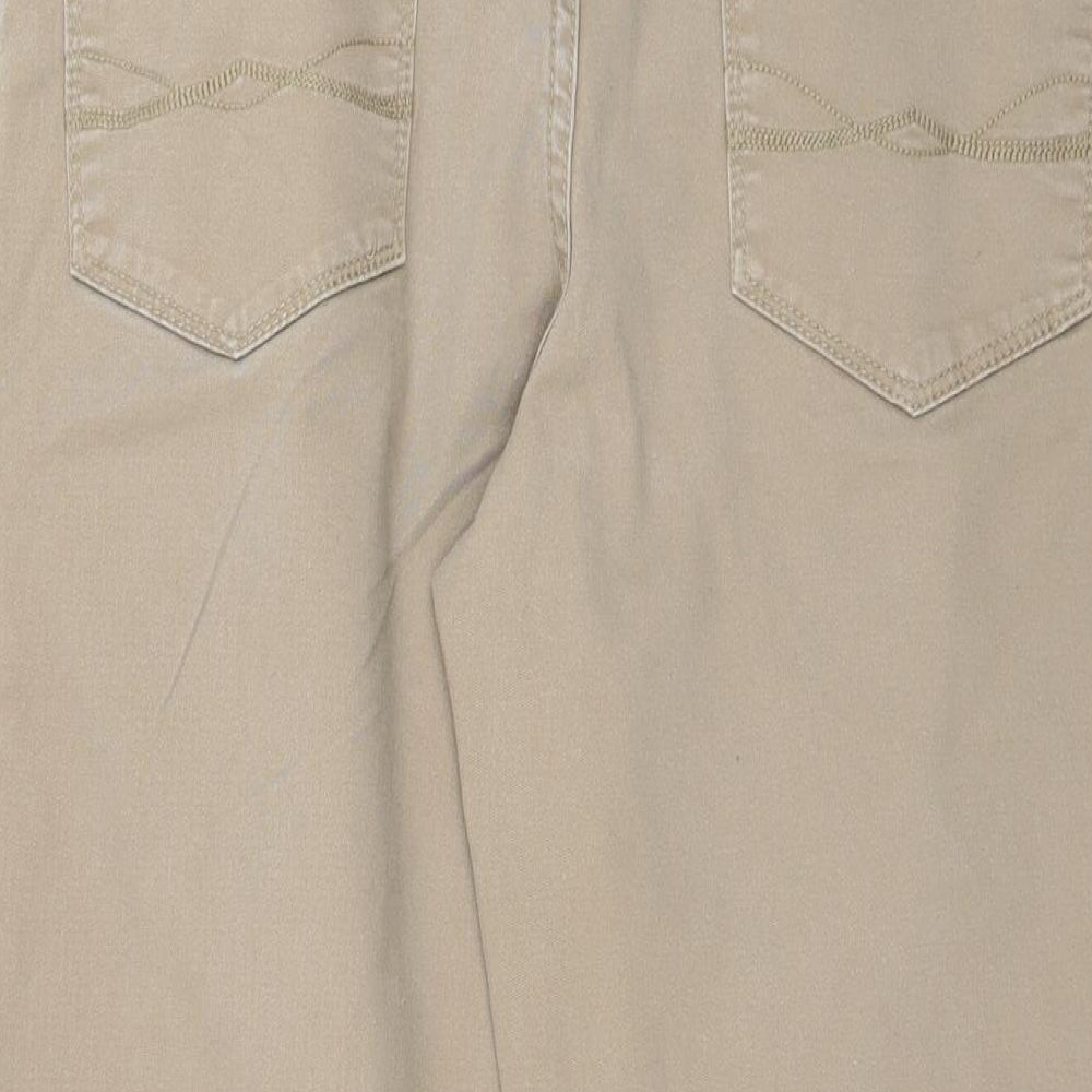 Faded Glory Womens Brown Denim Cropped Jeans Size 12 L23 in