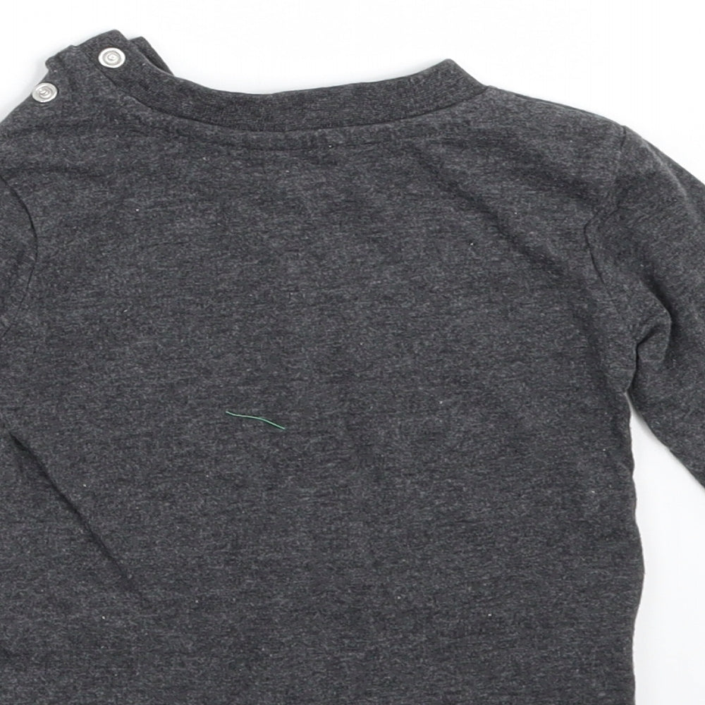 Primark Boys Grey Basic T-Shirt Size 3-6 Months