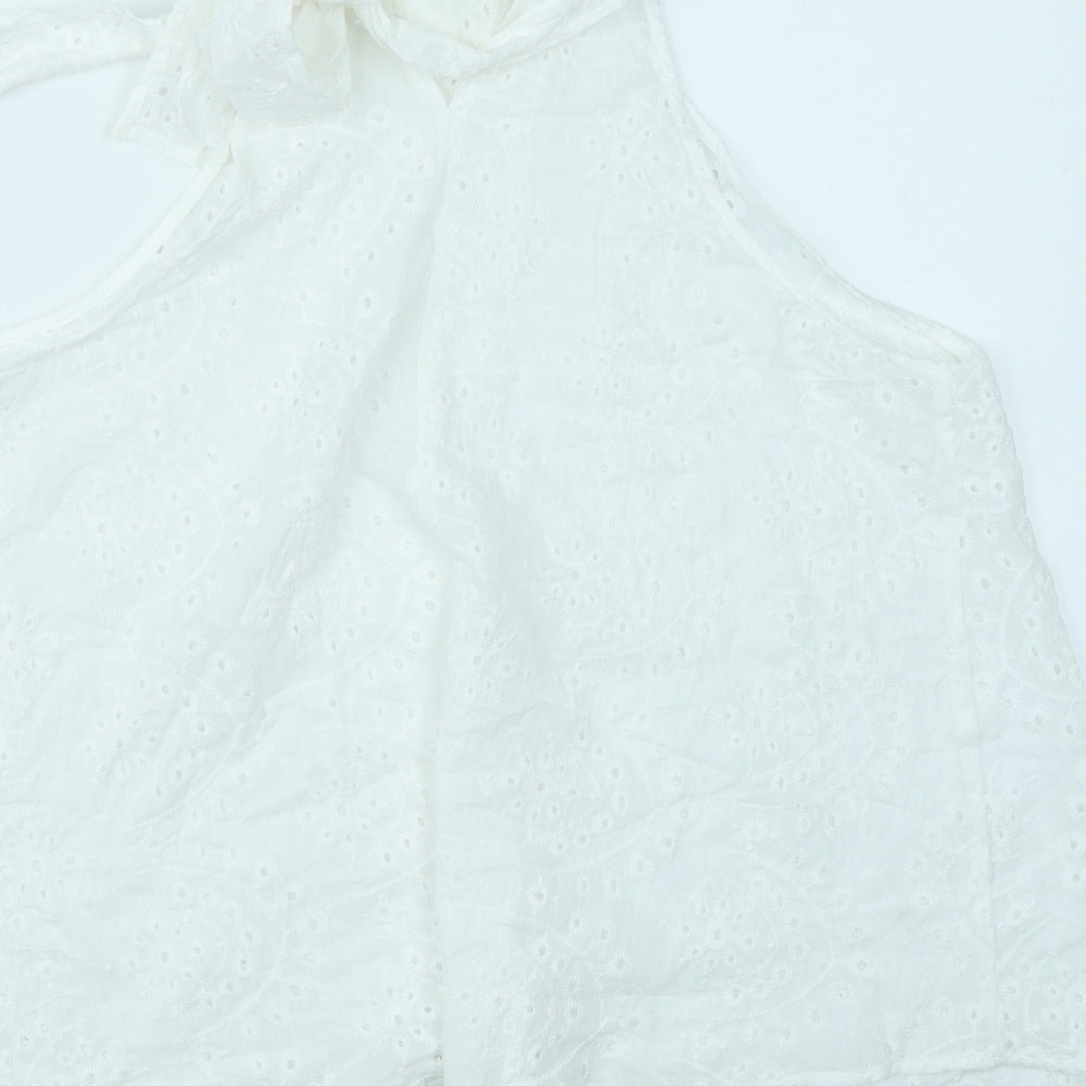 SheIn Womens White Basic T-Shirt Size XL