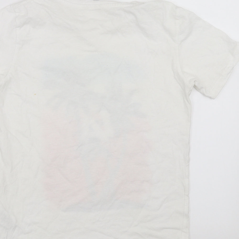 Pep&Co Boys White Basic T-Shirt Size 10-11 Years - los angeles