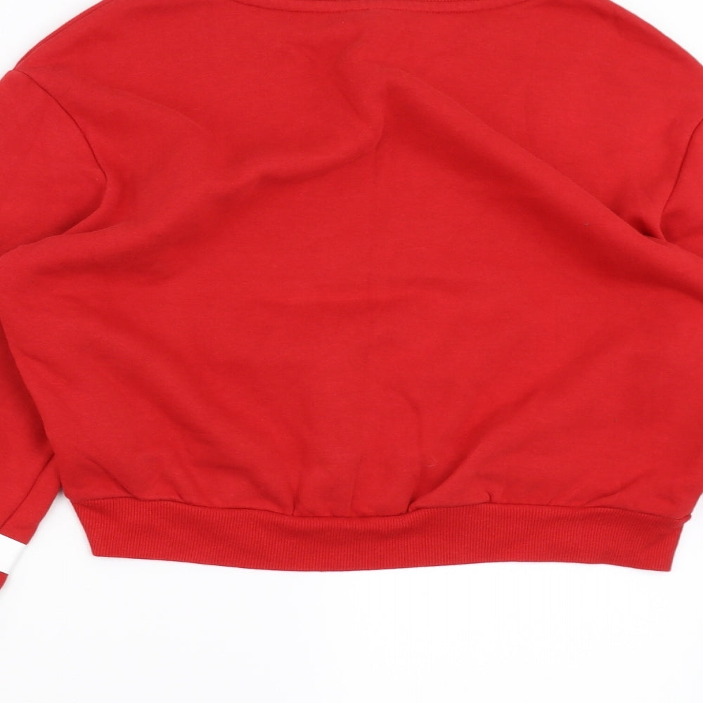 Divided by H&M Womens Red Pullover Sweatshirt Size S