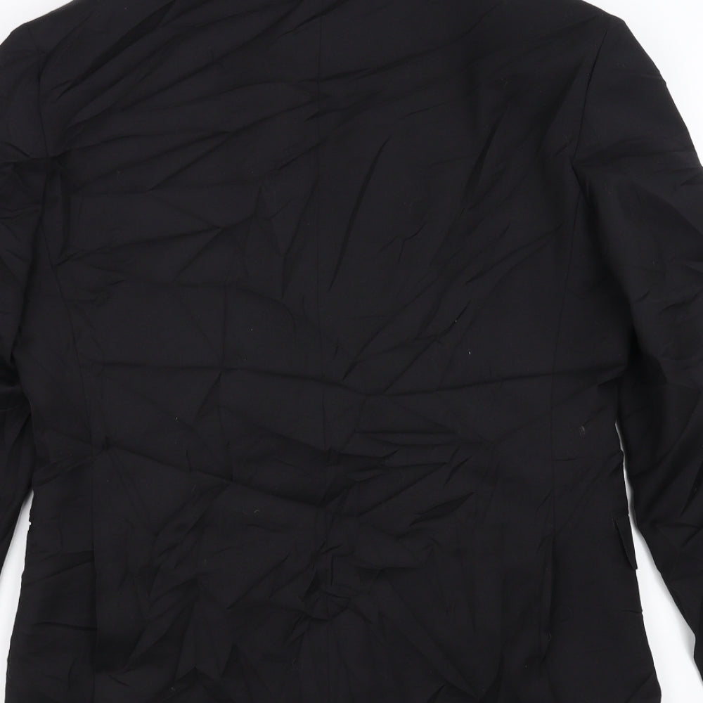 Marks and Spencer Mens Black Jacket Suit Jacket Size 40