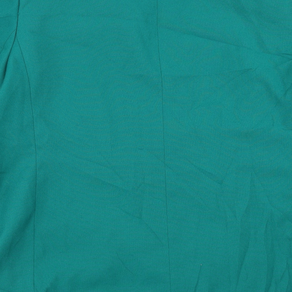 Le Suit Womens Green Jacket Suit Jacket Size 16