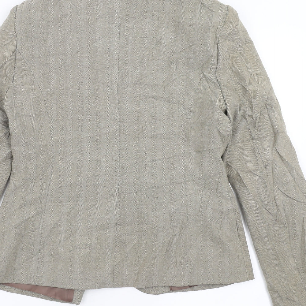 Evie Collection Womens Green Jacket Suit Jacket Size 10